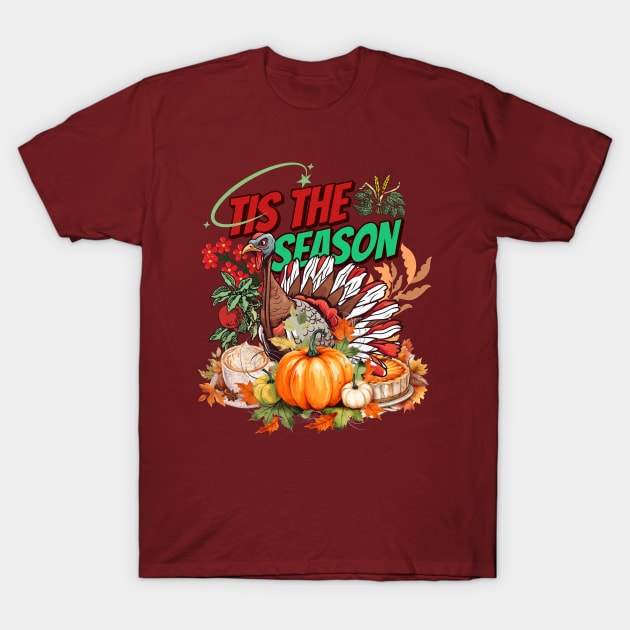 Turkey Thanksgiving a Farmer Farming and Autumn Enthusiasts T-Shirt by alcoshirts